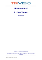 Trivisio SXGA61 User Manual