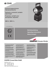 Cooper Crouse-Hinds CEAG SEB 9 L Operating Instructions Manual