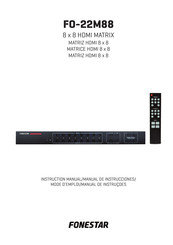 FONESTAR FO-22M88 Instruction Manual