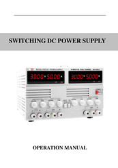MCH 3020DII Operation Manual