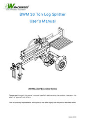 BW Machinery BWM LSE30 Essential Series User Manual