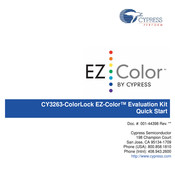 Cypress EZ-Color CY3263-ColorLock Quick Start Manual
