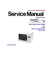 Panasonic NN-L750WB Service Manual