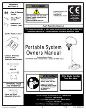 Huffy Portable Basketball System Owner's Manual