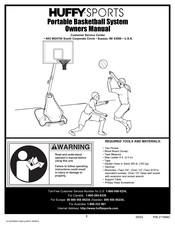 Huffy Single Electronic Basketball System Owner's Manual