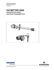 Emerson Rosemount Analytical Oxymitter 4000 Instruction Manual