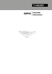 TW Audio GSP20 Assembly Instructions Manual