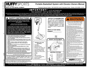 Huffy Portable Basketball System with Elevator Owner's Manual