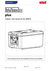 etol Blu'box 26 Plus User Manual