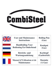 CombiSteel 7178.3100 User And Maintenance Instructions
