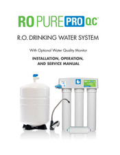 WaterTech PURE PRO QC Installation, Operation And Service Manual