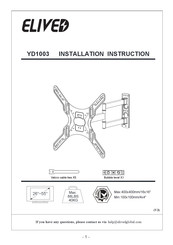 elive YD1003 Installation Instruction