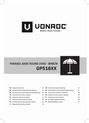 VONROC GP516 Series Original Instructions Manual