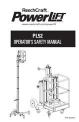 Reechcraft PowerLift PL52 Operators Safety Manual