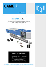 CAME ATS-S524 KIT Quick Setup Manual