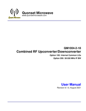 Quonset Microwave QM1004-2-18 User Manual