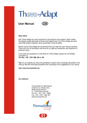 Thomashilfen Thevo-Adapt User Manual