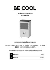 Be Cool BC10LEF2301 User Manual