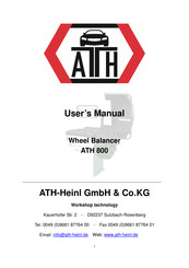 ATH-Heinl ATH 800 User Manual