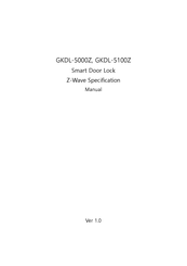 Z-Wave GKDL-5000Z Specification Manual