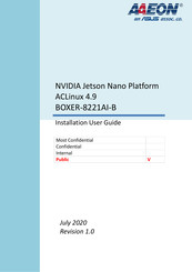 Asus AAEON BOXER-8221AI-B Installation & User Manual