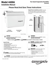 GeneralAire 4400A Installation Manual