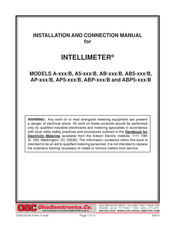 OSC INTELLIMETER AP5/B Series Installation And Connection Manual