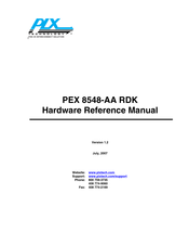 PLX Technology PEX 8548-AA RDK Hardware Reference Manual