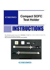 Chino Compact SOFC Instructions Manual