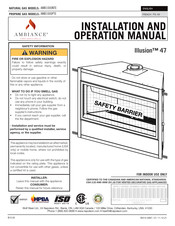 ambiance AMB1000PTE Installation And Operation Manual