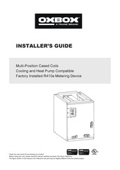 Trane Oxbox J4MXCA003EC6HCA Installer's Manual