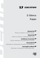 DEMA E-Silence Kappa H300 Operation And Maintenance Manua