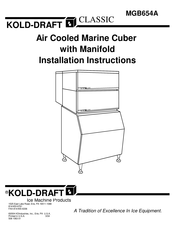 Kold-Draft MGB654A Installation Instructions Manual