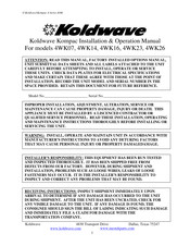 Koldwave Kompac 4WK07 Installation & Operation Manual
