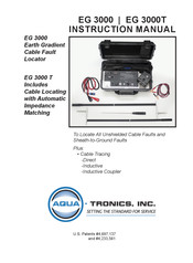 Aqua-Tronics EG 3000 Instruction Manual