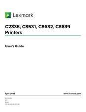 Lexmark CS639 User Manual
