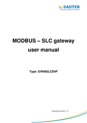 sauter GW485LCD4P User Manual