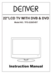 Denver TFD-2226DVBT Instruction Manual