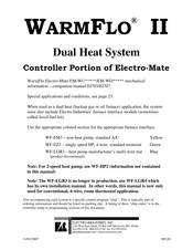 Electro Industries WARMFLO II Manual