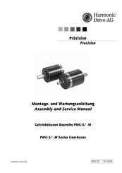 Harmonic Drive PMG-8-S Assembly And Service Manual