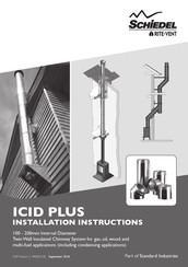 Schiedel RITE-VENT ICID PLUS Installation Instructions Manual