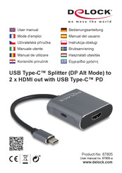 DeLOCK 87805 User Manual