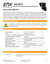 EMX IRB-RET2 UL325 Instruction Manual