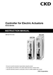 Ckd ECG-B Manuals | ManualsLib