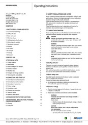 ebm-papst A3G800-AG02-04 Operating Instructions Manual