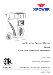 XPower AP-2500 Series Owner's Manual