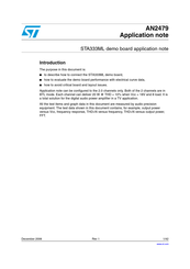 ST STA333ML Application Note
