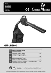 Garten Meister GM-LB2600 Translation Of Original Instruction Manual