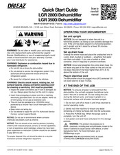 Dri-Eaz 110133 Quick Start Manual