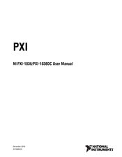 National Instruments PXI-1036 User Manual